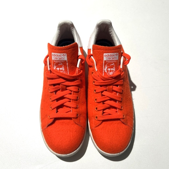 Adidas Originals X Pharrell Williams Stan Smith Solar Orange Sneakers US 8 - Picture 1 of 6